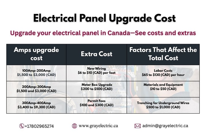 electrical panel upgrade cost